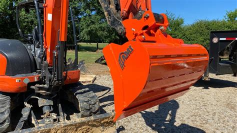 kubota mini excavator grading bucket|kubota backhoe bucket attachments.